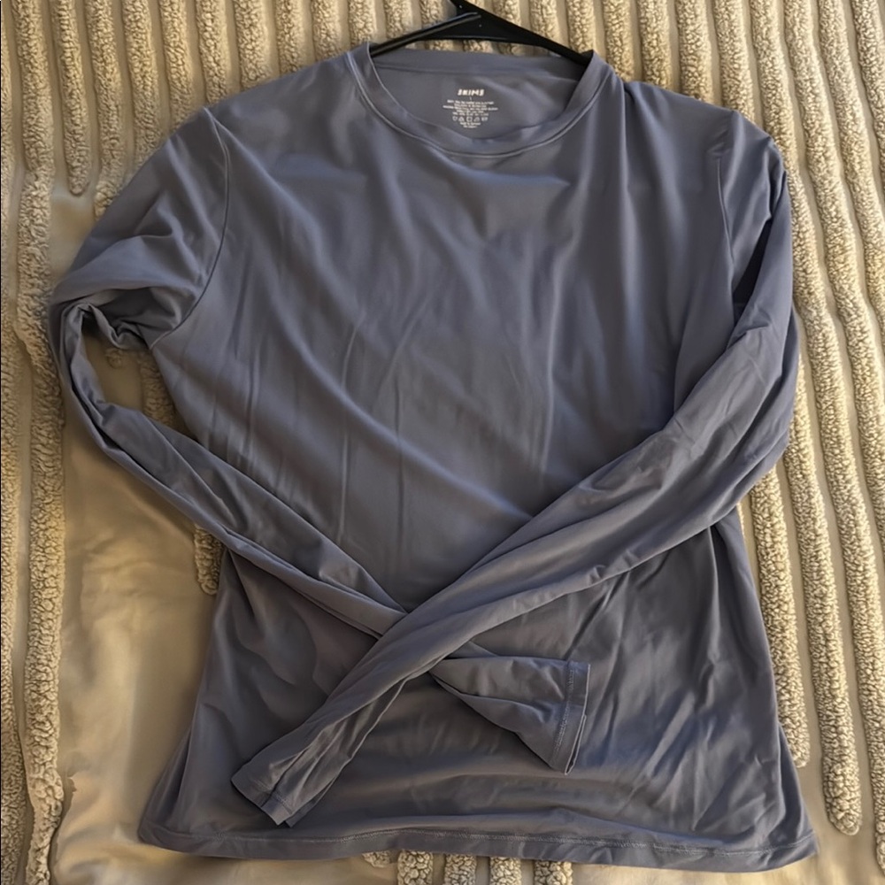 SKIMS Blue-Lavender Long Sleeve Tee